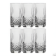 Glass Cup Set - 6 Pcs